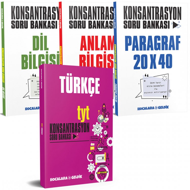 Tyt Turkce Soru Bankasi Seti Tyt Turkce Dil Bilgisi Anlam Bilgisi Paragraf